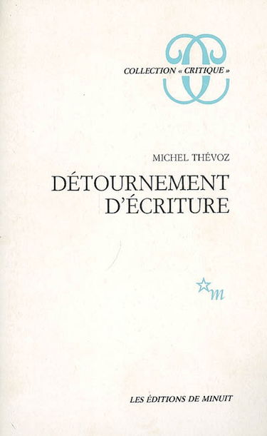 Détournement d'écriture