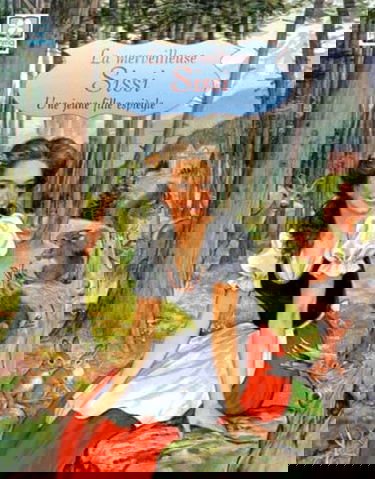 Une jeune fille espiègle