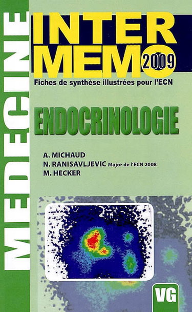 Couverture de Endocrinologie : fiches de synthèse illustrées pour l'ECN