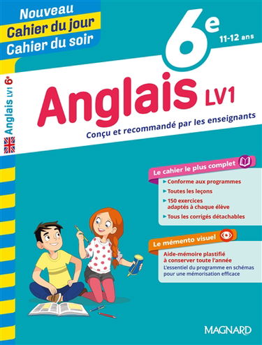 Anglais LV1 6e, 11-12 ans