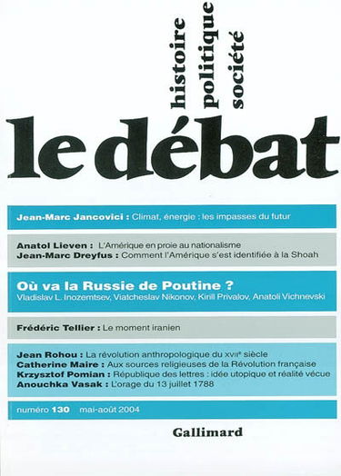 Débat (Le), n° 130