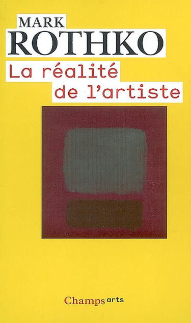La réalité de l'artiste