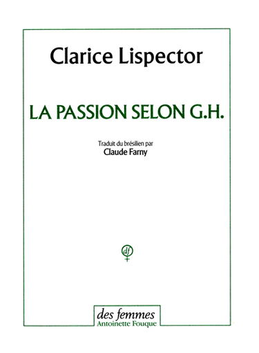 La passion selon G. H.