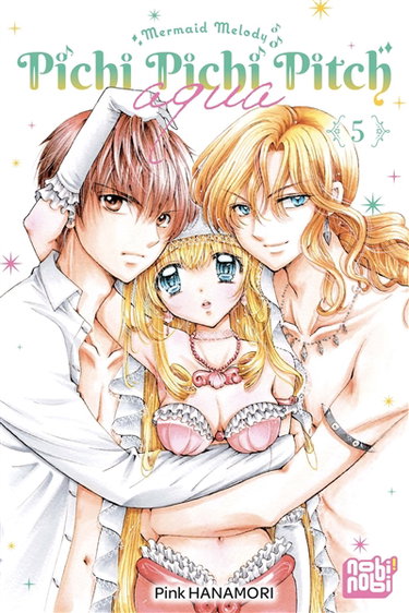 Couverture de Pichi Pichi Pitch aqua : mermaid melody. Vol. 5