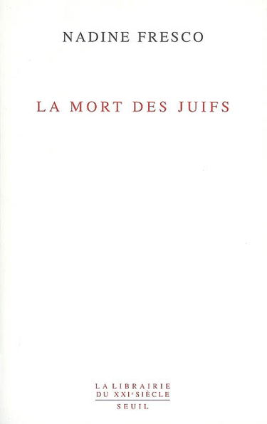 La mort des Juifs