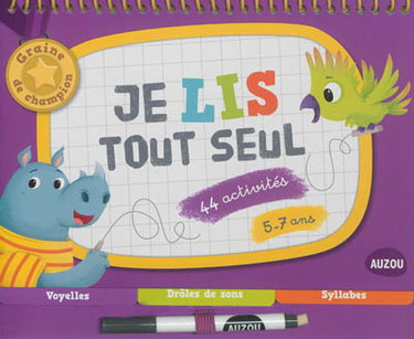 Couverture de Je lis tout seul, 5-7 ans : 44 activités par Fabienne Rousseau