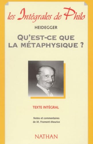 Qu'est-ce que la métaphysique ?