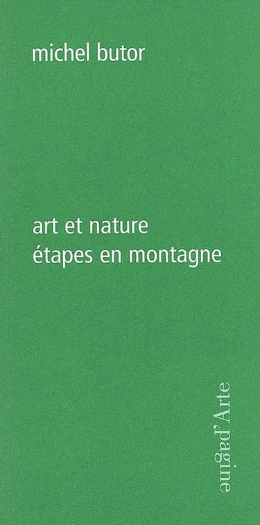 Art et nature : étapes en montagne