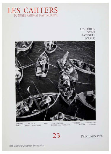 Cahiers musee national d'art moderne no 23