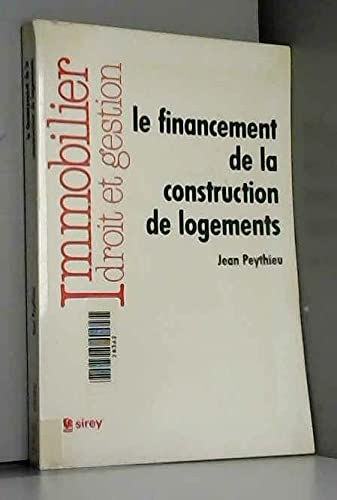 Couverture de Le financement de la construction de logement en France