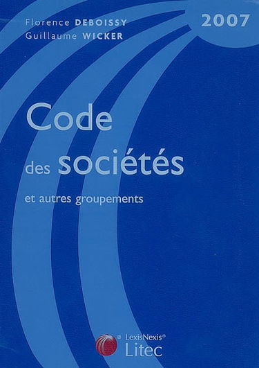 Code des sociétés et autres groupements 2007