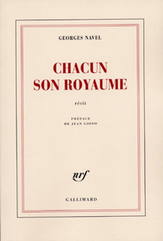 Couverture de Chacun son royaume : récit