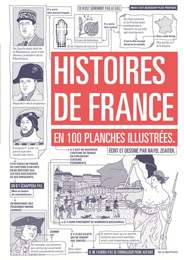 Couverture de Histoires de France : en 100 planches illustrées