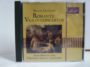 Couverture de Romantic Violin Concertos: M. Bruch/Alex. Glazunov, Philharmonic Bulgarica