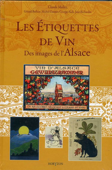 Les étiquettes de vin, des images de l'Alsace
