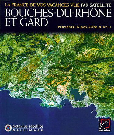 Couverture de Bouches-du-Rhône et Gard - vue satellite -