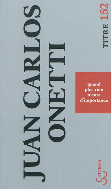 Quand plus rien n'aura d'importance