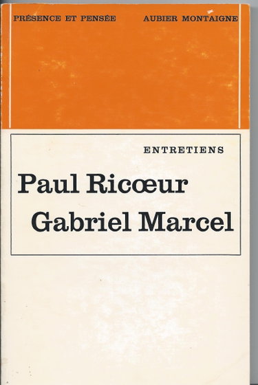 Couverture de Entretiens : Paul Ricoeur, Gabriel Marcel
