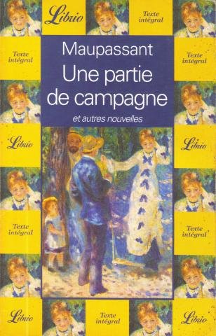 Couverture de UNE PARTIE DE CAMPAGNE par Guy de Maupassant