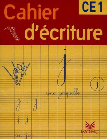 Cahier d'écriture, CE1
