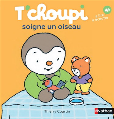 Couverture de T'choupi soigne un oiseau
