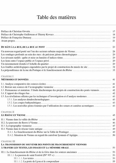 Supplément Revue Archéologique de Narbonnaise n° 48 Le franchissement du fleuve à Vienne