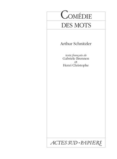 Comédie des mots