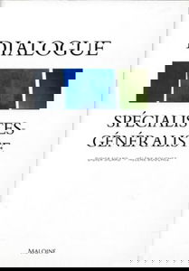 Dialogue spécialistes-généralistes