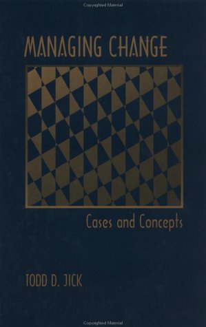 Couverture de Managing Change: Cases and Concepts