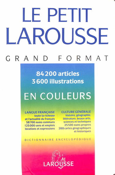 PETIT LAROUSSE GD FORMAT 1994