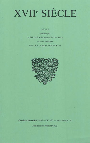 Dix-septième siècle, n° 197. Les Italie
