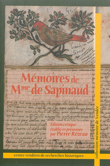 Couverture de Mémoires de Mme de Sapinaud