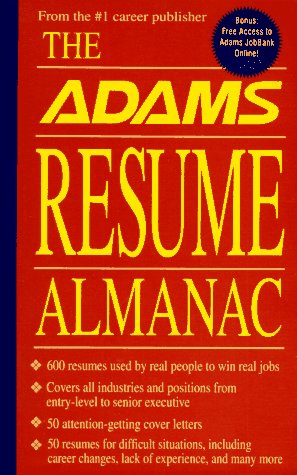Couverture de Adams Resume Almanac