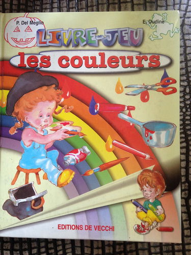 Livre jeu : les couleurs
