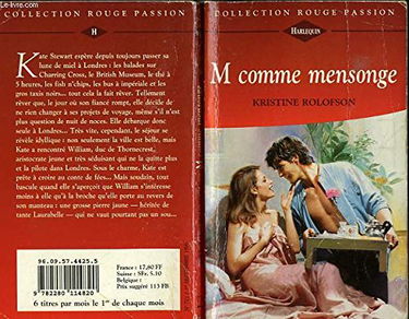 M comme mensonge (Collection Rouge passion)