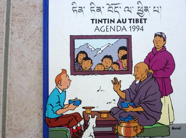 TINTIN AU TIBET AGENDA 1994