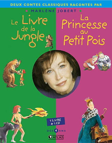Couverture de Le livre de la jungle. La princesse au petit pois