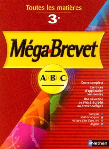 Mégabrevet : toutes les matières