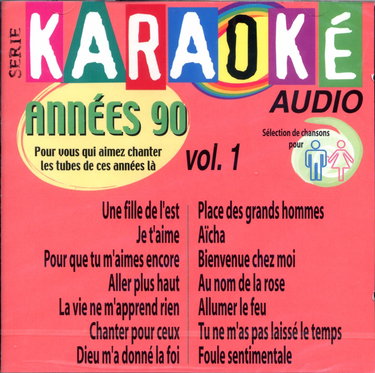 Couverture de Karaoké Années 90 Vol.1