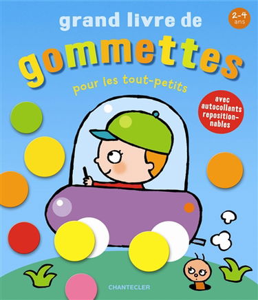 Grand livre d'autocollants pour les tout-petits, 2-4 ans