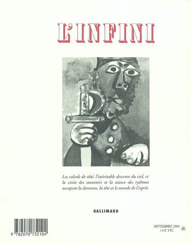 Infini (L'), n° 84