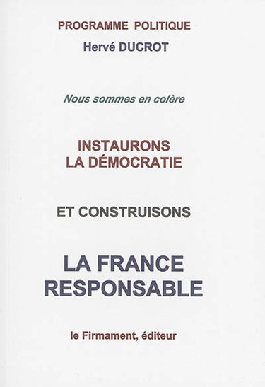 Couverture de La France responsable