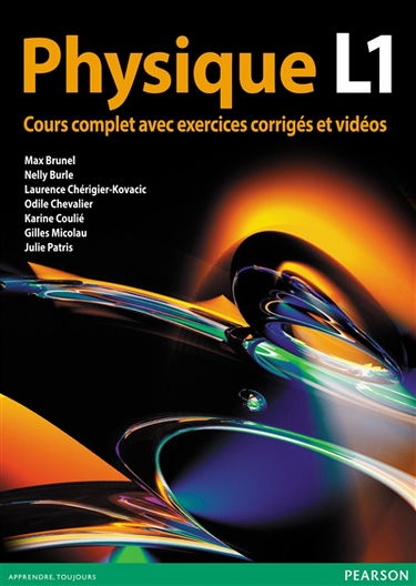 Physique L1 : cours complet avec exercices corrigés et vidéos