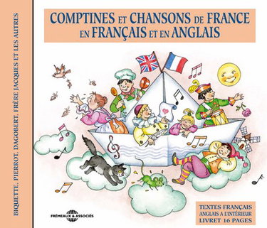 Couverture de Comptines et chansons de France : en français et en anglais par Artistes Divers