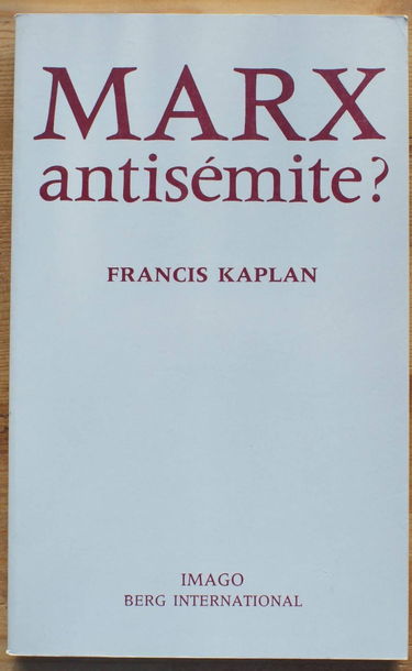 Marx antisémite ?