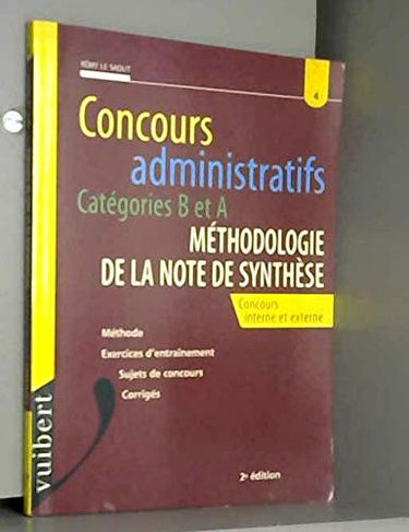 Méthodologie de la note de synthèse, numéro 4