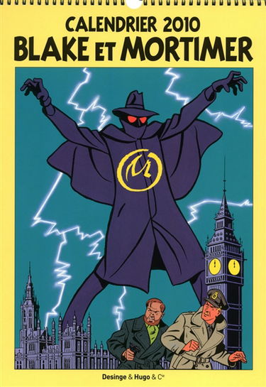Calendrier mural Blake & Mortimer 2010