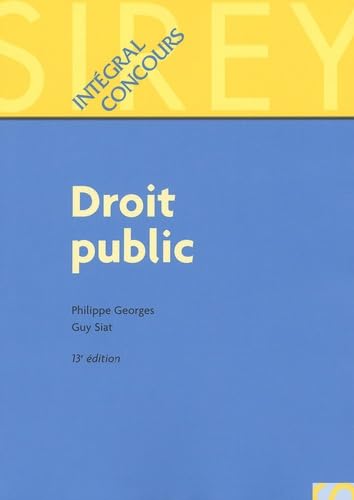 Droit public, 13e édition