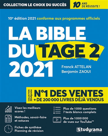 La bible du Tage 2 : 2021