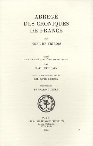 Abrégé des croniques de France
